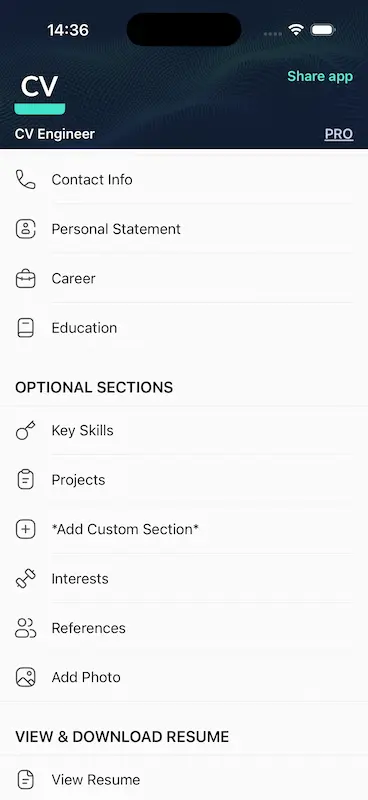 Resume Builder
